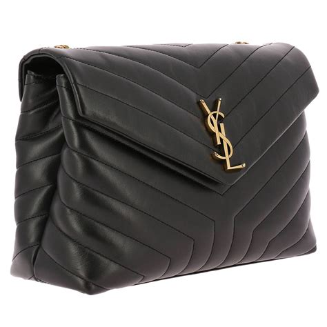 borsa ysl trapuntata|Borsa LOU mini in pelle lucida trapuntata .